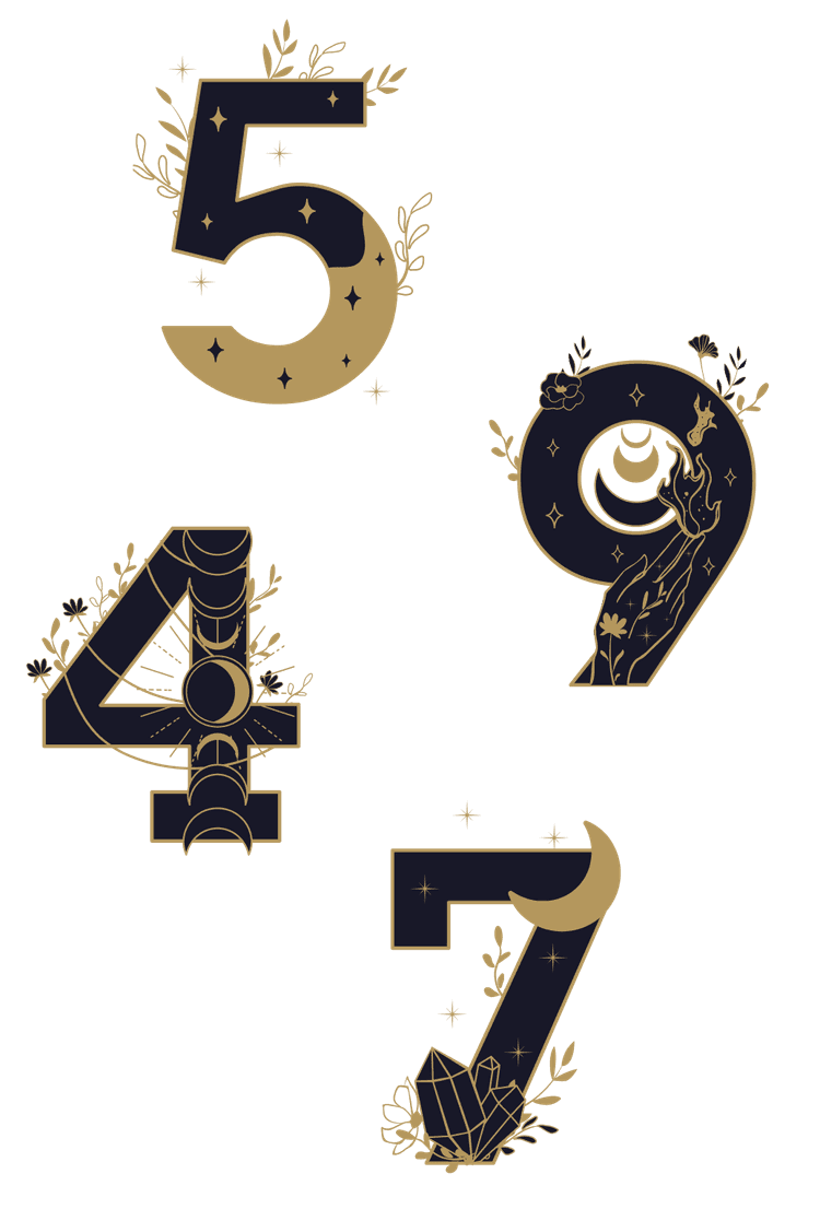 Numerology Illustration